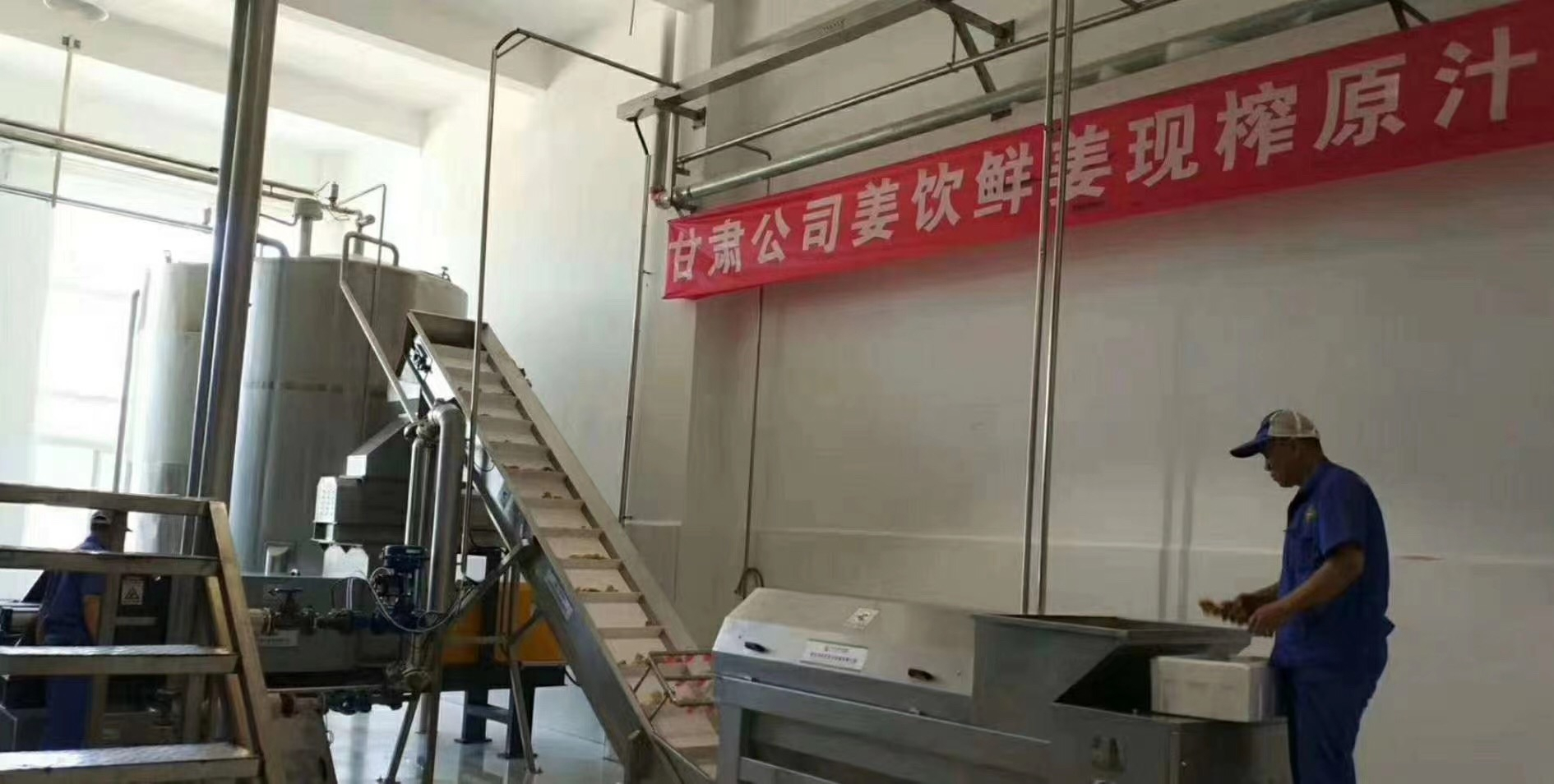 工業級大型螺旋生姜榨汁機